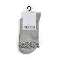 PIECES Afia Strømper - Light Grey Melange