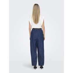 ONLY Lerin Balloon Jeans - Dark Blue Denim