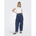 ONLY Lerin Balloon Jeans - Dark Blue Denim