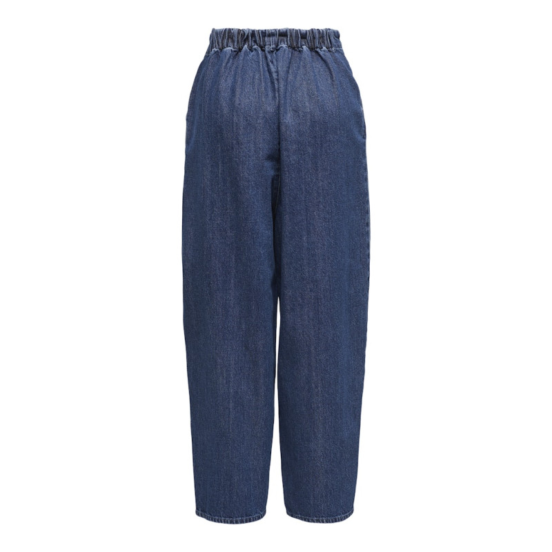 ONLY Lerin Balloon Jeans - Dark Blue Denim