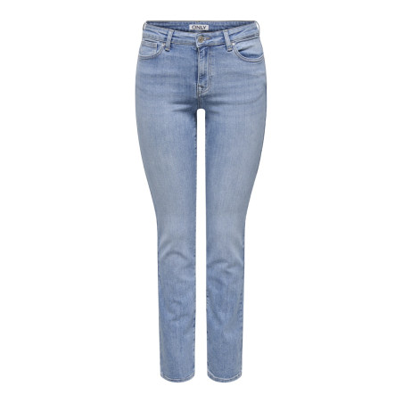 ONLY Sui Mid Slim Dia460 Jeans - Light Blue Denim