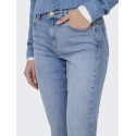 ONLY Sui Mid Slim Dia460 Jeans - Light Blue Denim