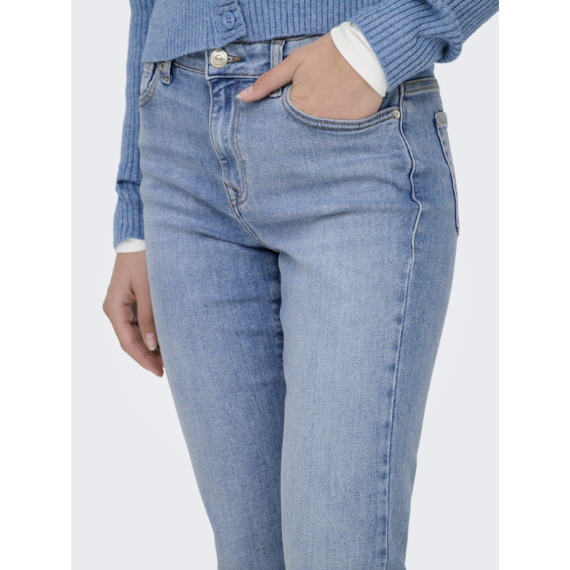 ONLY Sui Mid Slim Dia460 Jeans - Light Blue Denim