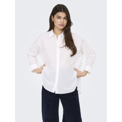ONLY New Lina Grace Skjorte Med Rhinsten - Bright White