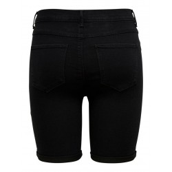 ONLY Rain Mid Lange Denim Short - Black