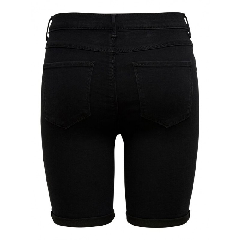 ONLY Rain Mid Lange Denim Short - Black