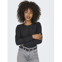ONLY Sandra Puff Bluse - Sort