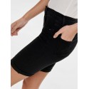 ONLY Rain Mid Lange Denim Short - Black