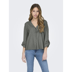 JDY Diana Life Dobby Skjorte - Castor Gray