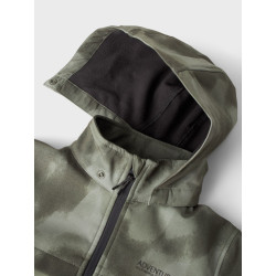 NAME IT KIDS Alfa08 Softshell Jakke - Shadow