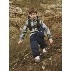 NAME IT KIDS Alfa08 Softshell Jakke - Shadow