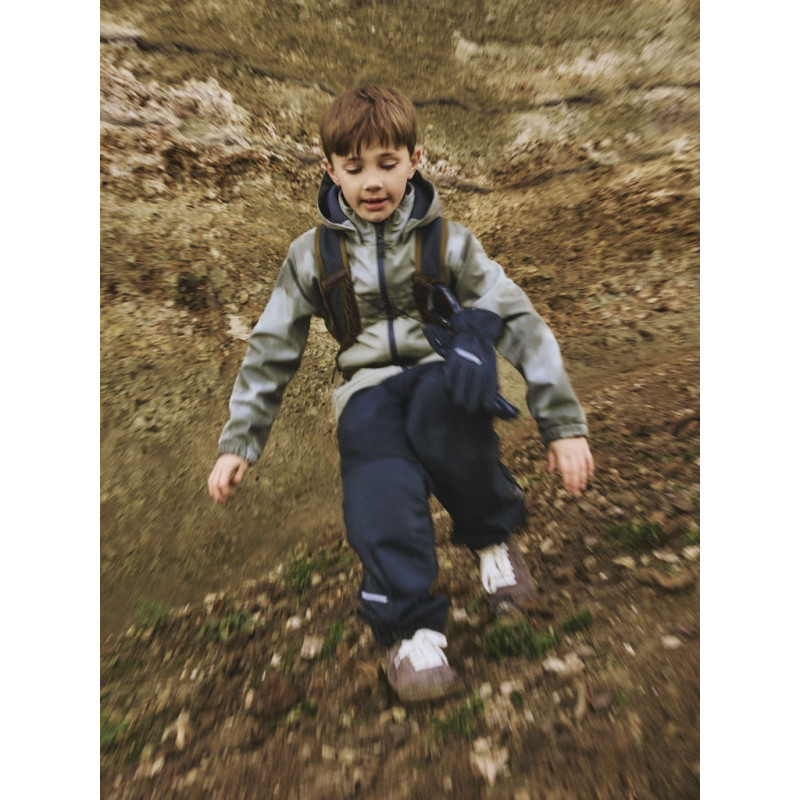 NAME IT KIDS Alfa08 Softshell Jakke - Shadow