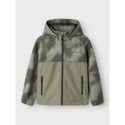 NAME IT KIDS Alfa08 Softshell Jakke - Shadow