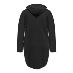 ONLY CARMAKOMA Mabel Hoodie Kjole - Sort