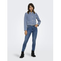 JDY Lady Denim Shacket - Medium Blue Denim