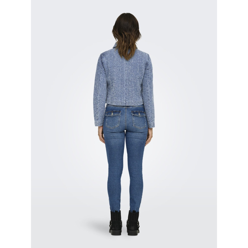 JDY Lady Denim Shacket - Medium Blue Denim