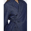 ONLY Ellis Bow Tie Denim Jakke - Dark Blue Denim