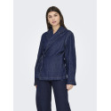 ONLY Ellis Bow Tie Denim Jakke - Dark Blue Denim