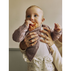 NAME IT BABY Desille Strik Cardigan - Elderberry