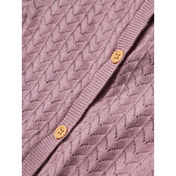 NAME IT BABY Desille Strik Cardigan - Elderberry