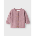 NAME IT BABY Desille Strik Cardigan - Elderberry
