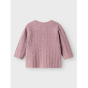 NAME IT BABY Desille Strik Cardigan - Elderberry