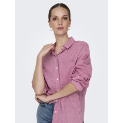 ONLY Yvette Check Skjorte - Scooter