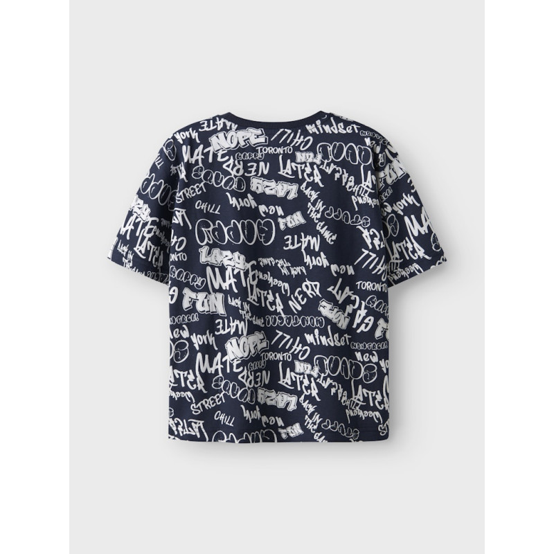 NAME IT KIDS Veldo T-Shirt - Navy Blazer