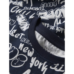 NAME IT KIDS Veldo T-Shirt - Navy Blazer