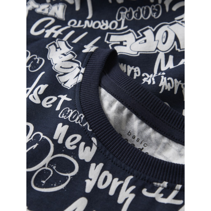 NAME IT KIDS Veldo T-Shirt - Navy Blazer