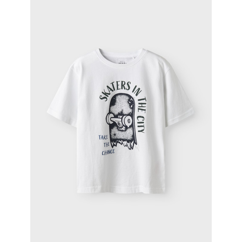 NAME IT KIDS Veldo T-Shirt - Bright White