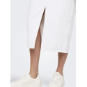 ONLY Bianca Midi Denim Nederdel - Hvid