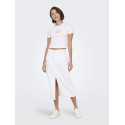 ONLY Bianca Midi Denim Nederdel - Hvid