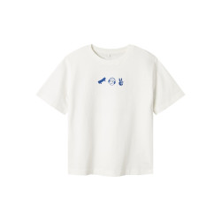NAME IT KIDS Bekaj T-shirt - Cloud Dancer