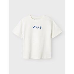 NAME IT KIDS Bekaj T-shirt - Cloud Dancer