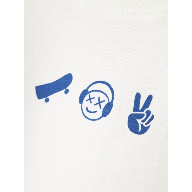 NAME IT KIDS Bekaj T-shirt - Cloud Dancer