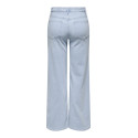 ONLY Madison Blush Wide Jeans Cr0495 - Light Blue Bleached