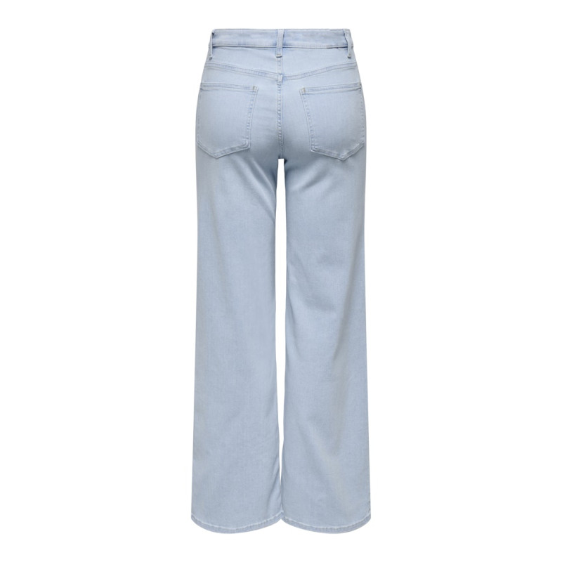 ONLY Madison Blush Wide Jeans Cr0495 - Light Blue Bleached