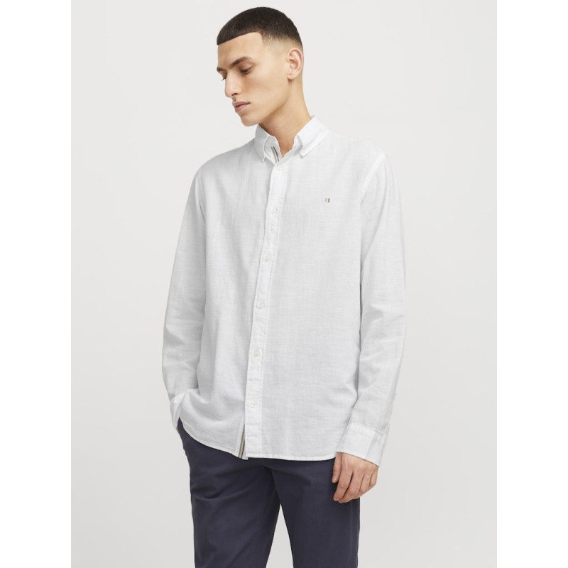 JACK & JONES Blusummer Shield Skjorte - Bright White