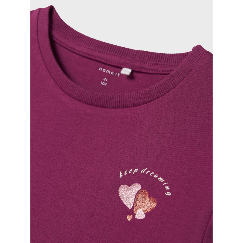 NAME IT MINI Betria T-shirt - Boysenberry