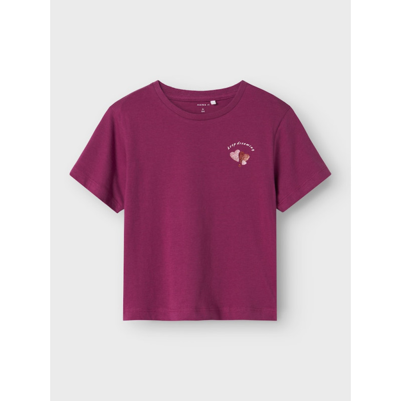 NAME IT MINI Betria T-shirt - Boysenberry