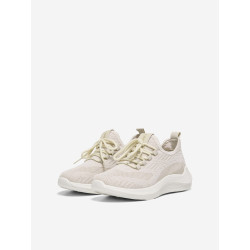 ONLY Sloane Flyknit Sneakers - Beige