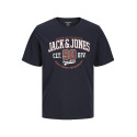 JACK & JONES Plus Size logo T-shirt - Dark Navy