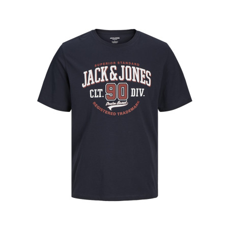 JACK & JONES Plus Size logo T-shirt - Dark Navy
