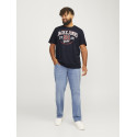 JACK & JONES Plus Size logo T-shirt - Dark Navy