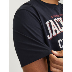 JACK & JONES Plus Size logo T-shirt - Dark Navy