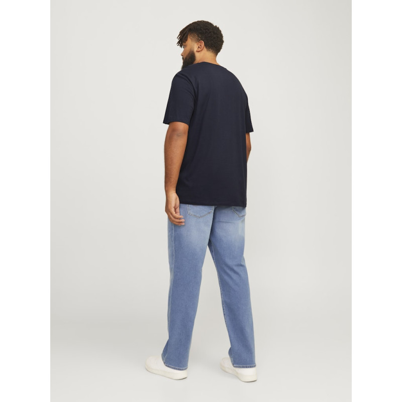 JACK & JONES Plus Size logo T-shirt - Dark Navy