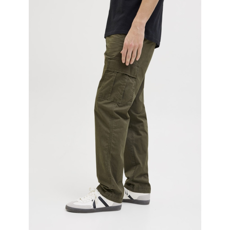 JJ REBEL Carlos Loose Rebel Cargo Bukser - Olive Night