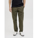 JJ REBEL Carlos Loose Rebel Cargo Bukser - Olive Night