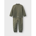 NAME IT MINI Mars Quiltet Sæt - Dusty Olive